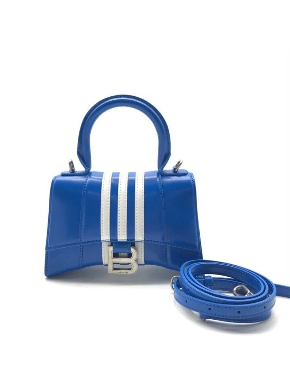 Balenciaga Adidas Collaboration 2-Way Bag Hourglass Blue